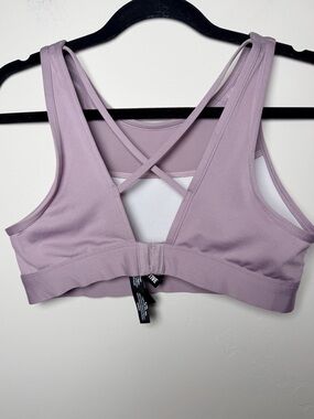 Victoria’s Secret PINK Sports Bra Lilac M Medium Support activewear workout